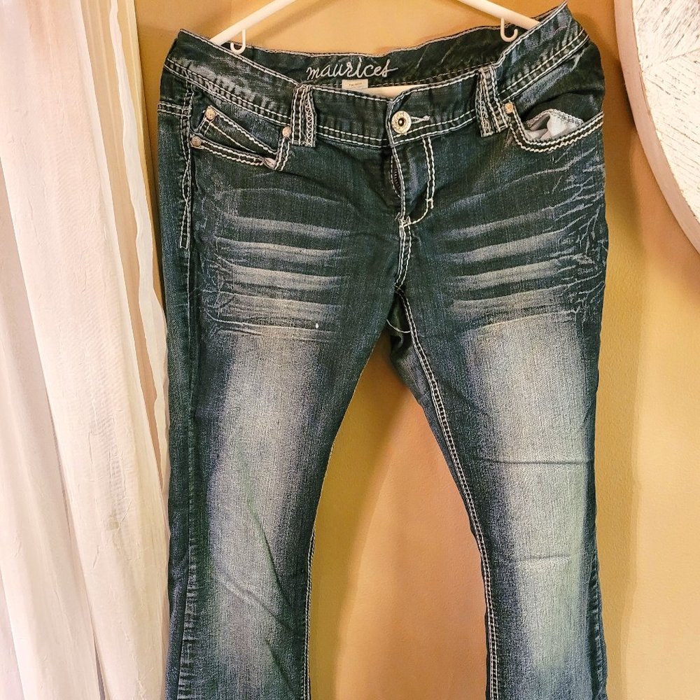Maurices | Dark Bootcut Jeans Size 7/8
